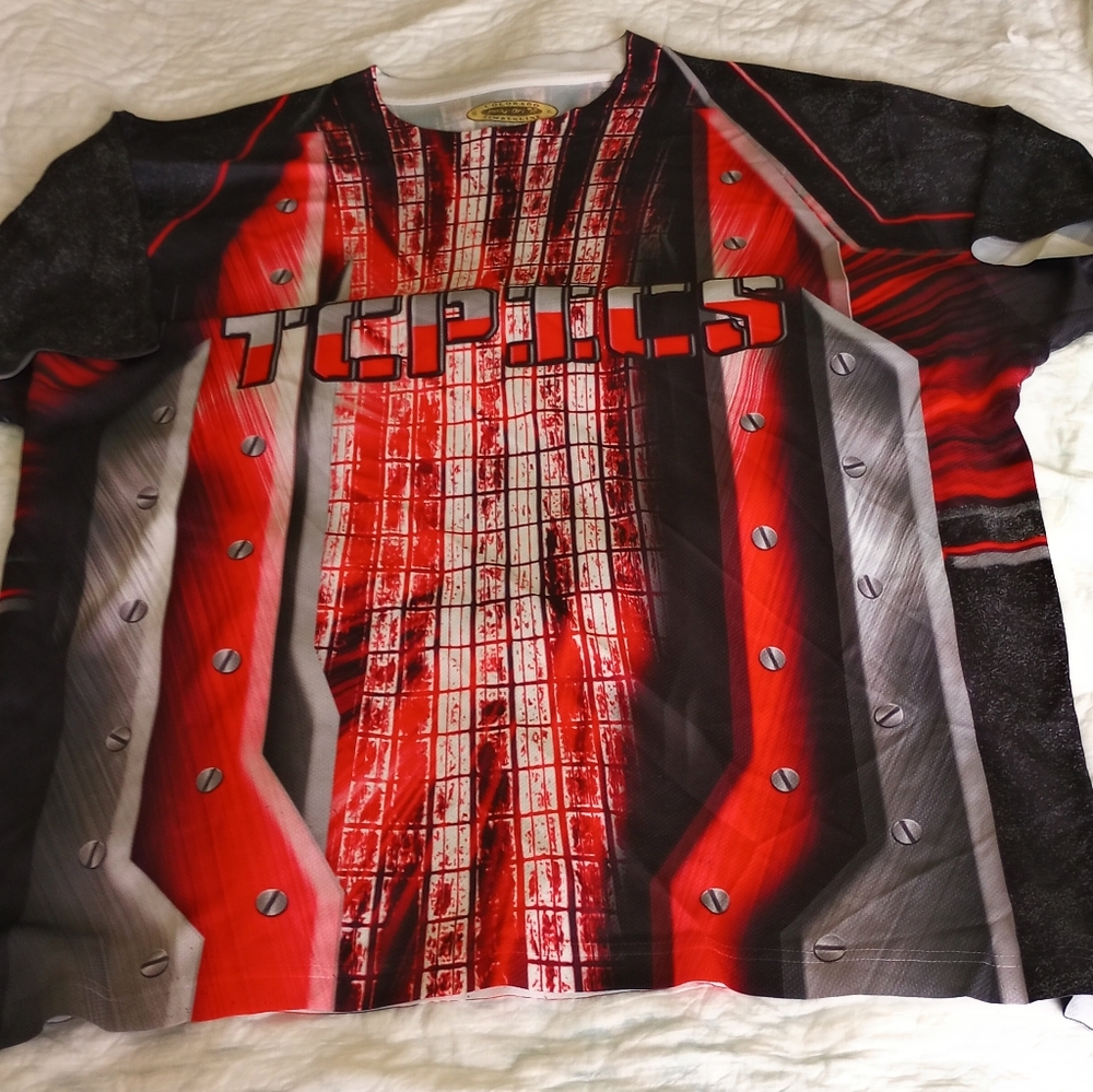 Colorado Timberline Men's Poly-Dri Short Sleeve Shirt Red/Black Size XL